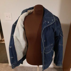 Appalachian Trail Sherpa Lined Denim Coat